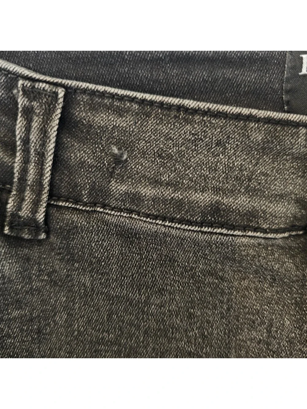 Du'Jour France Mens Streetwear Stacked Two-tone Black Jeans size 38 - Picture 8 of 8